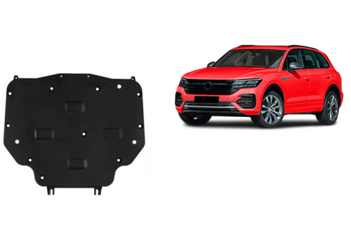 Plieninė pavarų dėžės apsauga VW Touareg (2018-2026) Plieninė pavarų dėžės apsauga VW Touareg (2018-2026)