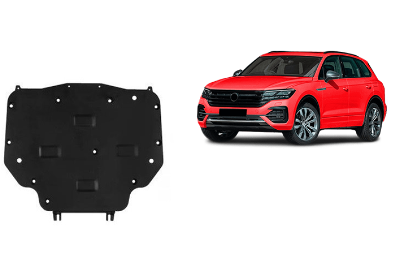 Plieninė pavarų dėžės apsauga VW Touareg (2018-2026)