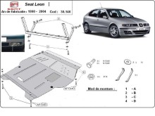Plieninė variklio apsauga Seat Leon (1998-2005)