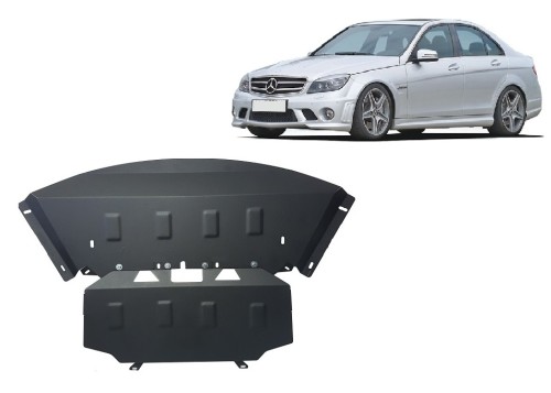 Plieninė variklio apsauga Mercedes C-Class W204 (2006-2014)