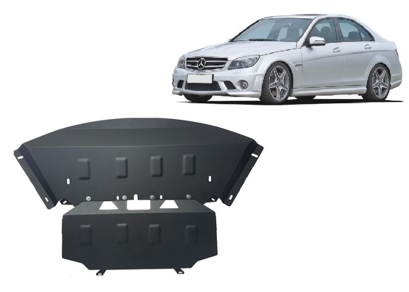 Plieninė variklio apsauga Mercedes C-Class W204 (2006-2014)