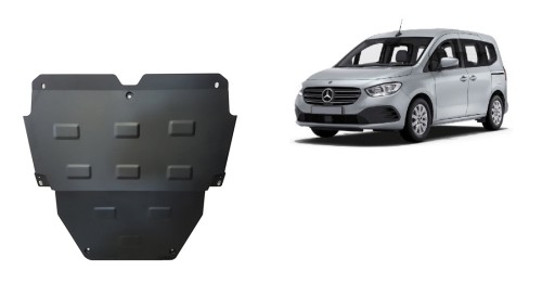 Plieninė variklio apsauga Mercedes EQT (2023-2026) Plieninė variklio apsauga Mercedes EQT (2023-2026)