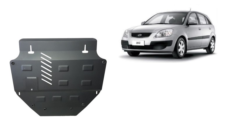 Plieninė variklio apsauga Kia Rio 2 (2005-2011)