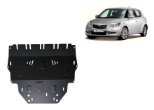 Plieninė variklio apsauga Skoda Fabia 2 dyzelinas (2007-2014)