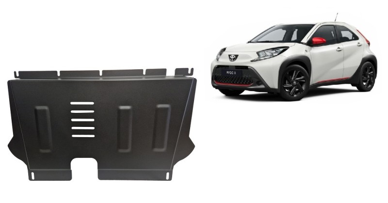 Plieninė variklio apsauga Toyota Aygo X (2022-2026)