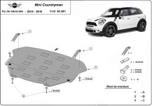 Plieninė variklio apsauga Mini Countryman (2010-2016)