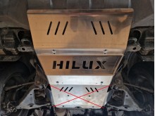 Aliumininė radiatoriaus apsauga Toyota Hilux Invincible (2021-2026)