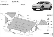 Plieninė variklio apsauga BYD Seal U (2024-2026)