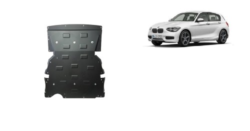 Plieninė variklio apsauga BMW 1 serija F20/F21 (2011-2018)