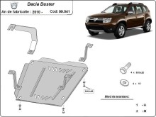 Plieninė kuro bako apsauga Dacia Duster (2010-2017)