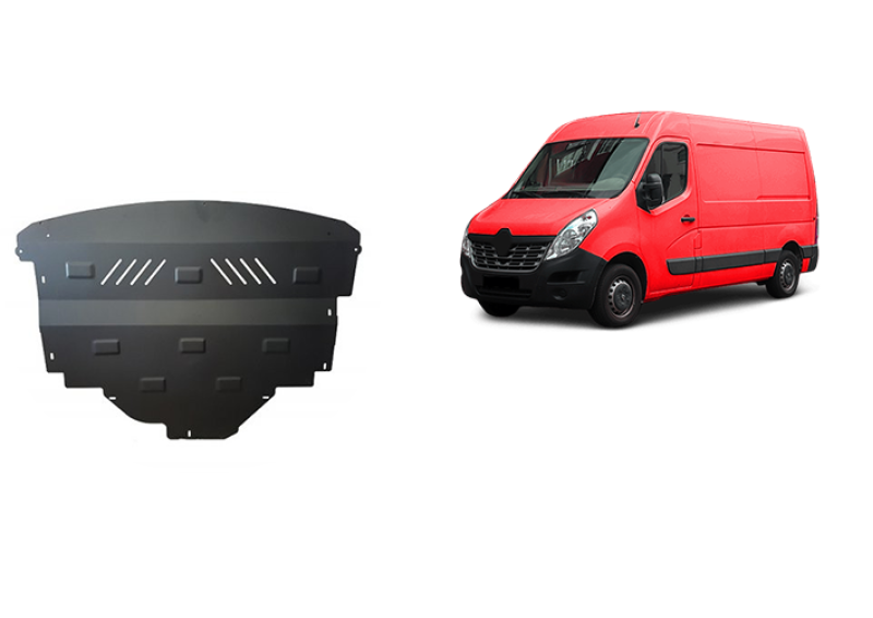 Plieninė variklio apsauga Renault Master 3 (2010-2024)