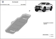 Plieninė kuro bako apsauga Volkswagen Amarok (MB3G9A147CF-2643728) (2022-2026)