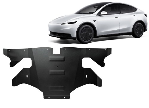 Plieninė galinio variklio apsauga Tesla Model Y AWD (2024-2026)
