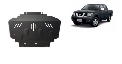 Plieninė variklio apsauga Nissan Navara (2005-2015)