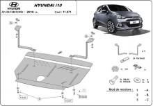 Plieninė variklio apsauga Hyundai i10 (2012-2017)