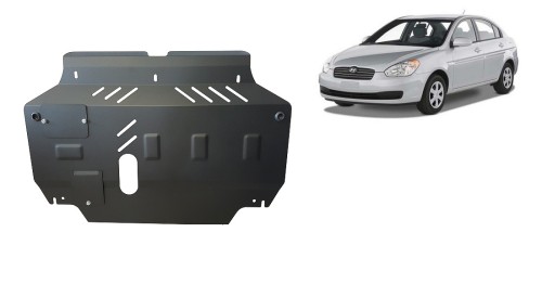 Plieninė variklio apsauga Hyundai Accent (2005-2010)