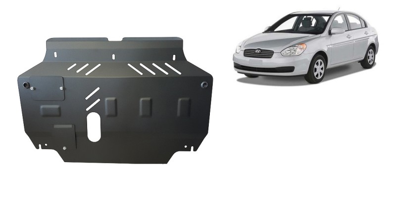 Plieninė variklio apsauga Hyundai Accent (2005-2010)