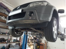Plieninė pavarų dėžės ir reduktoriaus apsauga Suzuki Grand Vitara 2 (2005-2019)