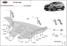 Aliumininė variklio apsauga Kia Sportage (2019-2021)
