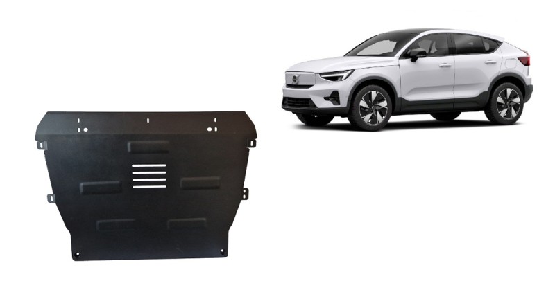 Plieninė variklio apsauga Volvo C40 (2022-2026)