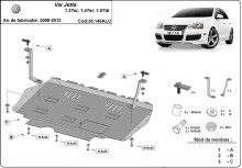 Aliumininė variklio apsauga VW Jetta (2009-2012)