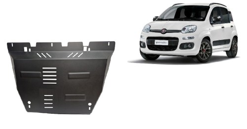 Plieninė variklio apsauga Fiat Panda 4x2 (2011-2026)