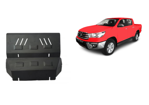 Plieninė radiatoriaus apsauga Toyota Hilux Invincible (2021-2026) Plieninė radiatoriaus apsauga Toyota Hilux Invincible (2021-2026)