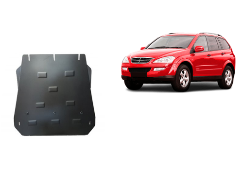 Plieninė pavarų dėžės apsauga SsangYong Kyron (2005-2014)