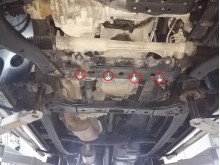 Plieninė variklio apsauga Volkswagen Amarok (2010-2022)