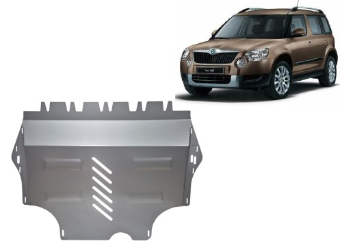 Aliumininė variklio apsauga Skoda Yeti (2011-2017)