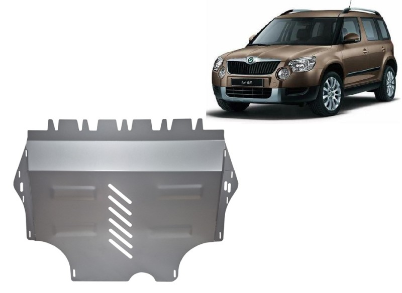 Aliumininė variklio apsauga Skoda Yeti (2011-2017)