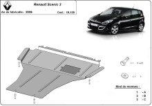 Plieninė variklio apsauga Renault Scenic 3 (2009-2015)