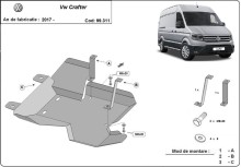 Plieninė AdBlue bako apsauga Volkswagen Crafter (2017-2020)