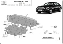 Plieninė variklio apsauga Mercedes E-Classe W212 - 4x4 (2009-2016)