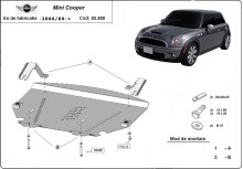 Plieninė variklio apsauga Mini Cooper R56 (2006-2014)