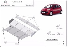 Plieninė variklio apsauga Citroen C 1 (2005-2014)