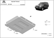 Plieninė reduktoriaus apsauga Hyundai Terracan (2001-2007)
