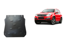Plieninė pavarų dėžės apsauga SsangYong Rexton 2 (2007-2017)