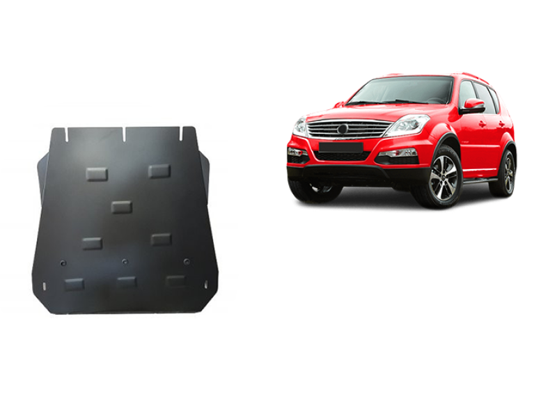 Plieninė pavarų dėžės apsauga SsangYong Rexton 2 (2007-2017)
