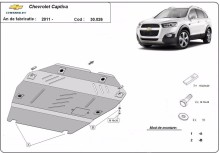 Plieninė variklio apsauga Chevrolet Captiva (2011-2018)