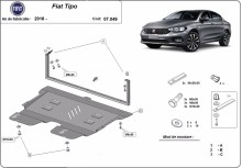 Plieninė variklio apsauga Fiat Tipo (2015-2026)