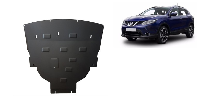Plieninė variklio apsauga Nissan Qashqai J11 (2013-2021)