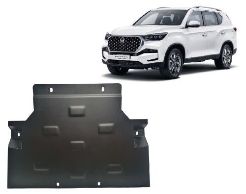 Plieninė pavarų dėžės apsauga SsangYong Rexton (2017-2026)