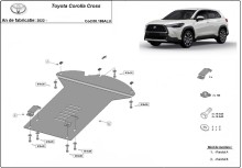 Aliumininė katalizatoriaus apsauga Toyota Corolla Cross (2022-2026)