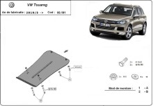 Plieninė pavarų dėžės apsauga VW Touareg (2010-2018)