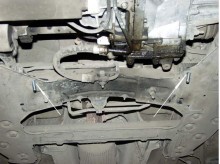 Plieninė variklio apsauga Peugeot 607 (2001-2010)