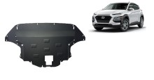 Plieninė variklio apsauga Hyundai Kona (2018-2023)