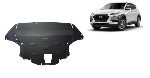 Plieninė variklio apsauga Hyundai Kona (2018-2023)