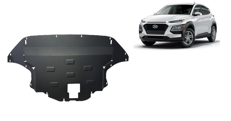 Plieninė variklio apsauga Hyundai Kona (2018-2023)