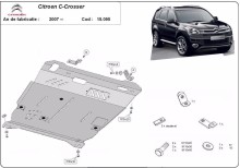 Plieninė variklio apsauga Citroen C - Crosser (2007-2012)